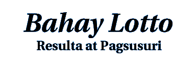 Bahay Lotto
